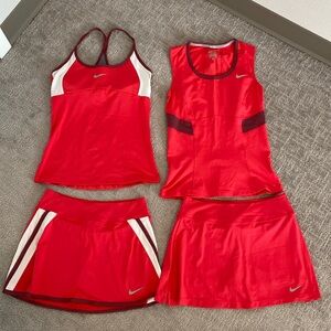 NWOT Nike Tennis 4-piece set size S